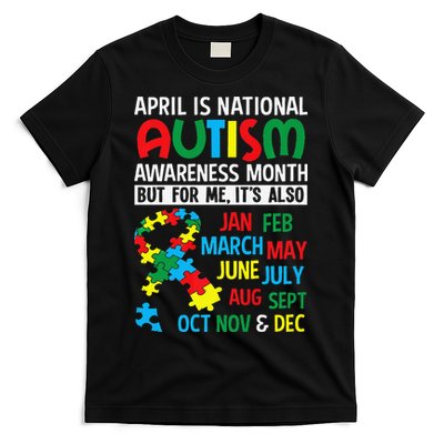 April Is National Autism Awareness Month Gift T-Shirt