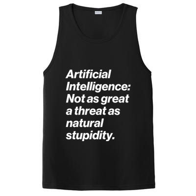 Artificial Intelligence Not As Great A Threat As Natural Stupidity PosiCharge Competitor Tank