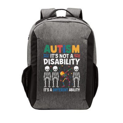 Autism is Not a Disability Its a Different Ability Dabbing Vector Backpack