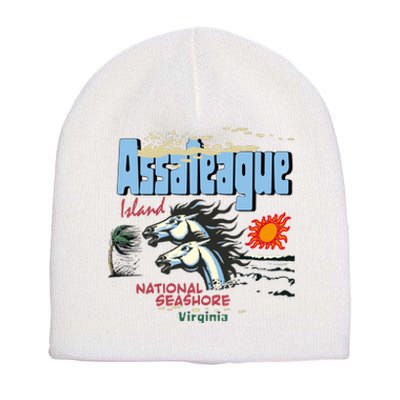 Assateague Island National Seashore Short Acrylic Beanie