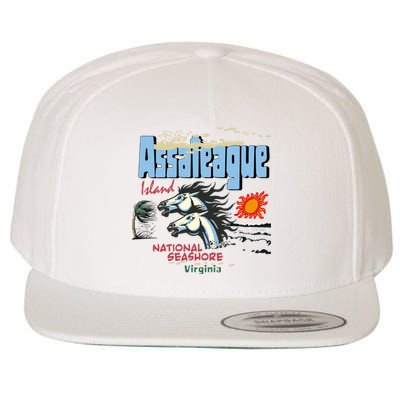 Assateague Island National Seashore Wool Snapback Cap