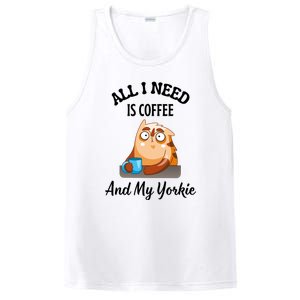 All I Need Is Coffee And My Yorkie PosiCharge Competitor Tank