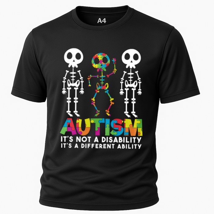 Autism ItS Not A Disability ItS A Different Ability Cooling Performance Crew T-Shirt