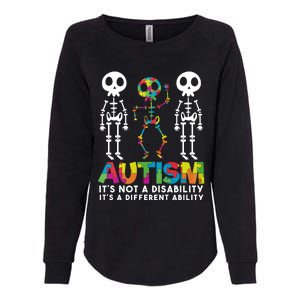 Autism ItS Not A Disability ItS A Different Ability Womens California Wash Sweatshirt