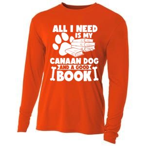 All I Need Is My Canaan Dog And A Good Book Gift Cooling Performance Long Sleeve Crew