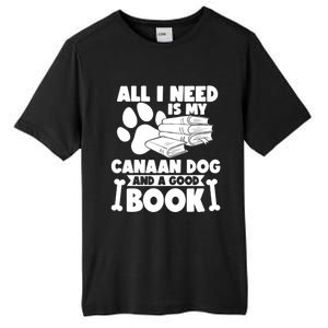 All I Need Is My Canaan Dog And A Good Book Gift Tall Fusion ChromaSoft Performance T-Shirt