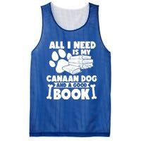 All I Need Is My Canaan Dog And A Good Book Gift Mesh Reversible Basketball Jersey Tank