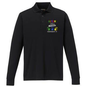 Autism Is Not A Tragedy Ignorance Is Funny Autism Performance Long Sleeve Polo