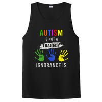 Autism Is Not A Tragedy Ignorance Is Funny Autism PosiCharge Competitor Tank