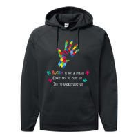 Autism Is Not A Disease,Try To Understand Performance Fleece Hoodie