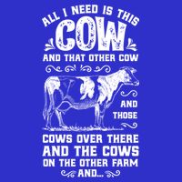 All I Need Is This Cow Funny Farmer Women Men Dairy Farm Gift Apron