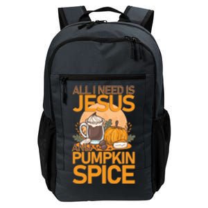 All I Need Is Jesus And Pumpkin Spice Christian Christmas Cute Gift Daily Commute Backpack