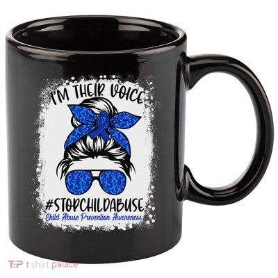 April is National Child Abuse Prevention Month 11oz C Handle Ceramic Mug
