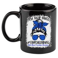 April is National Child Abuse Prevention Month 11oz C Handle Ceramic Mug