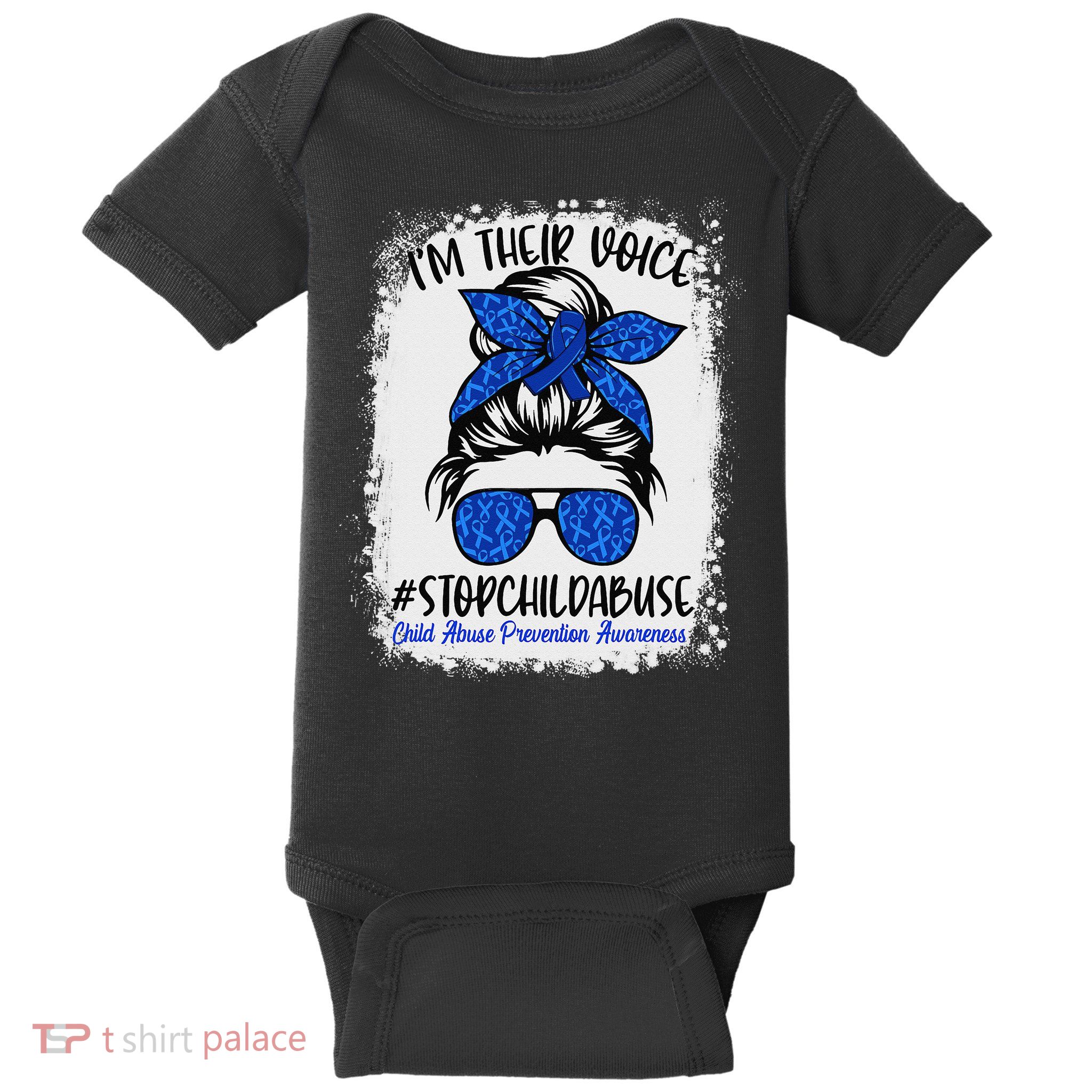 April is National Child Abuse Prevention Month Baby Bodysuit