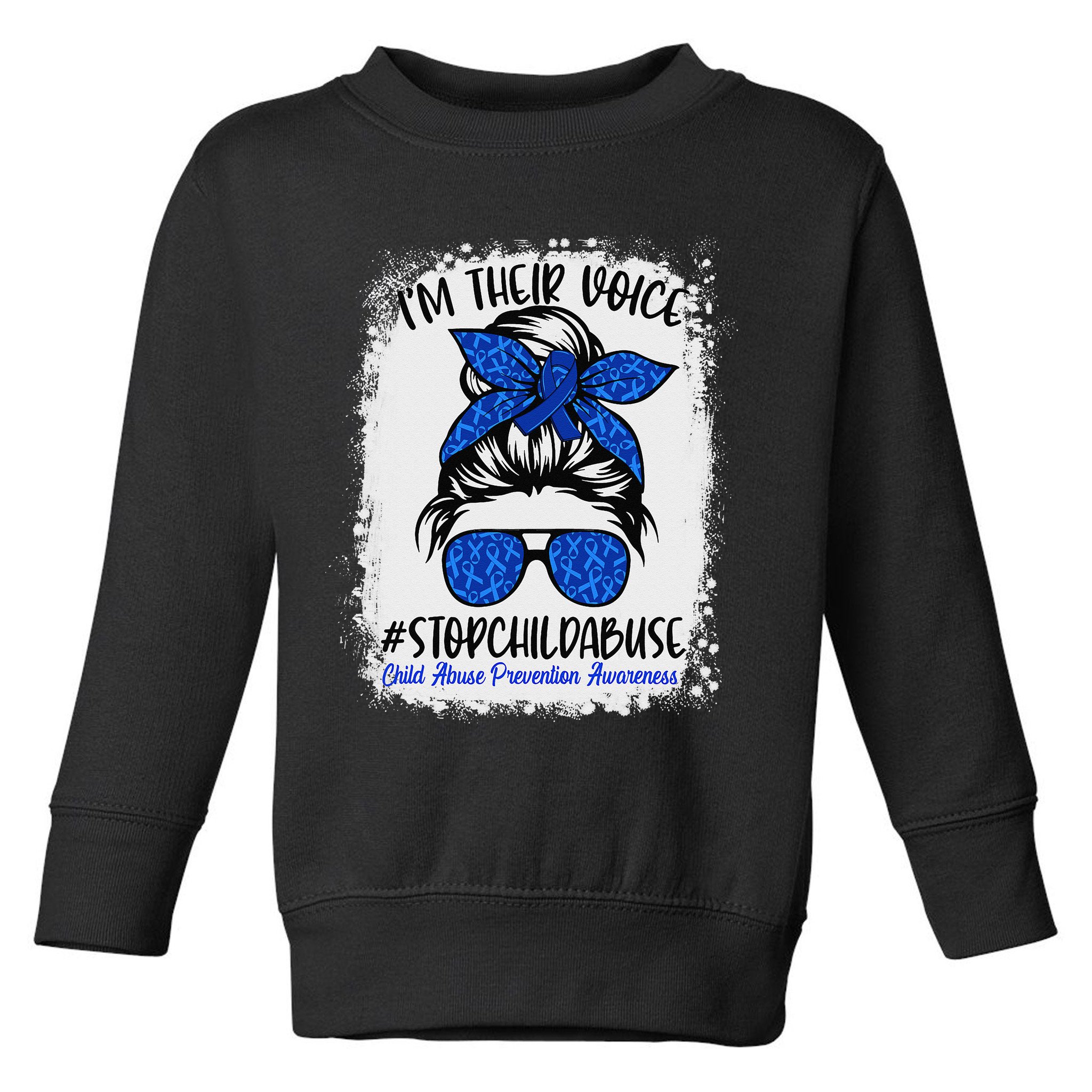 April is National Child Abuse Prevention Month Toddler Sweatshirt