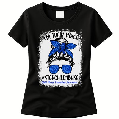 April is National Child Abuse Prevention Month Womens T-Shirt