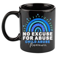 April Is National Child Abuse Prevention Month 11oz C Handle Ceramic Mug