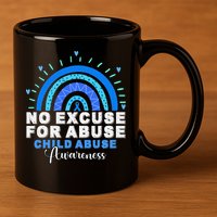 April Is National Child Abuse Prevention Month 11oz C Handle Ceramic Mug