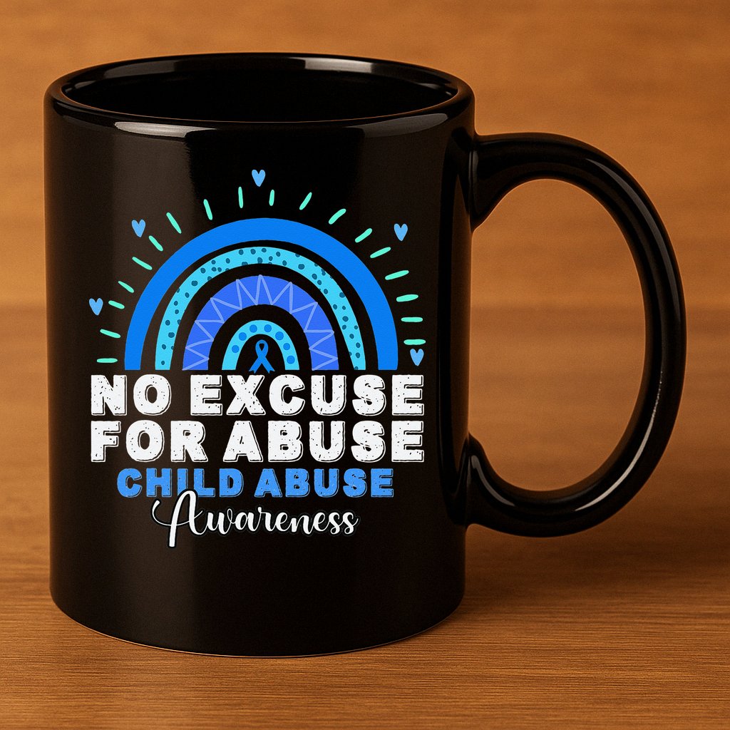 April Is National Child Abuse Prevention Month 11oz C Handle Ceramic Mug