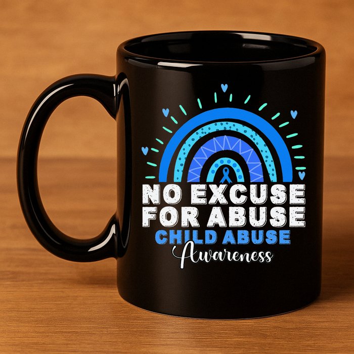 April Is National Child Abuse Prevention Month 11oz C Handle Ceramic Mug