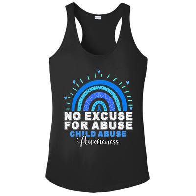 April Is National Child Abuse Prevention Month Ladies PosiCharge Competitor Racerback Tank