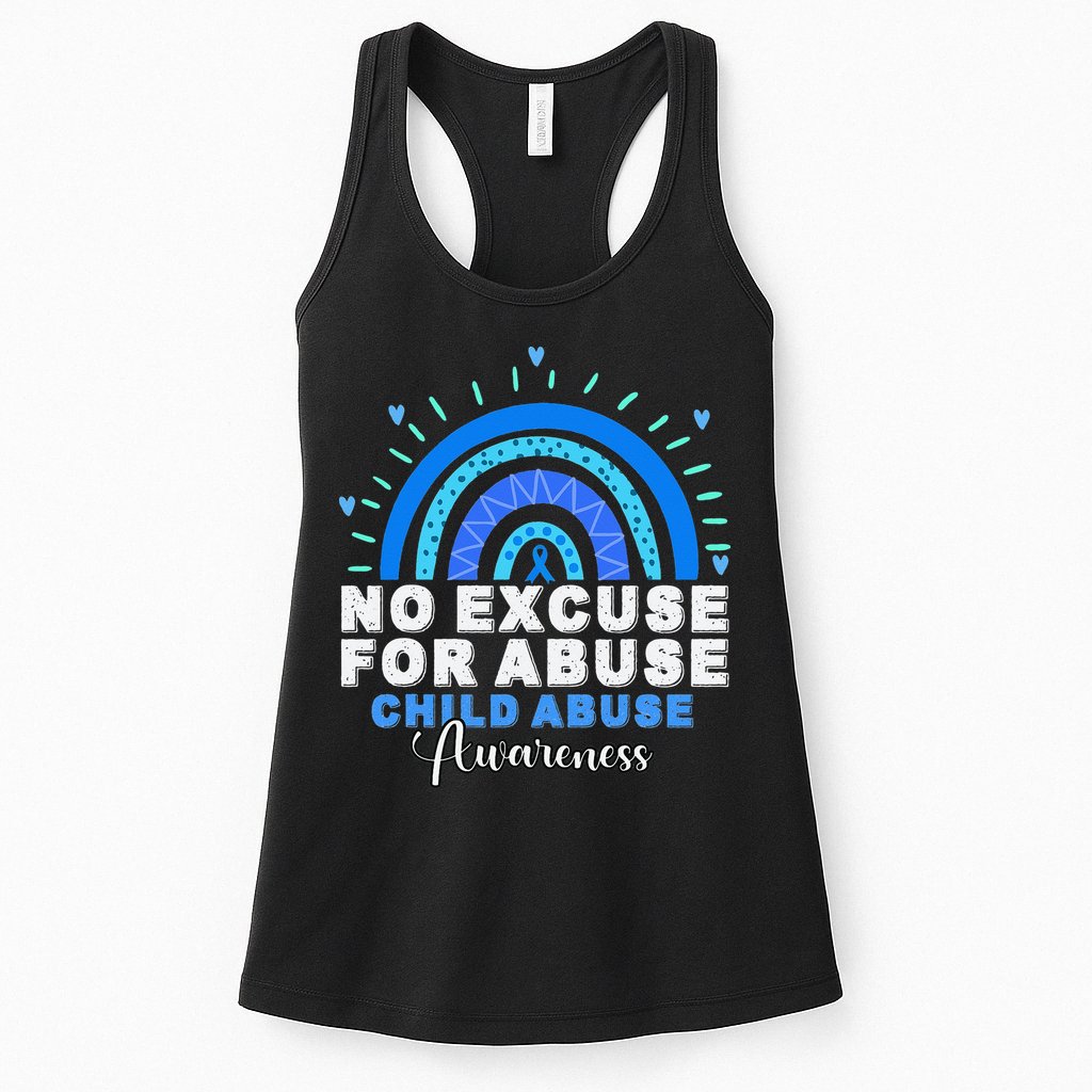 April Is National Child Abuse Prevention Month Womens Tank Top