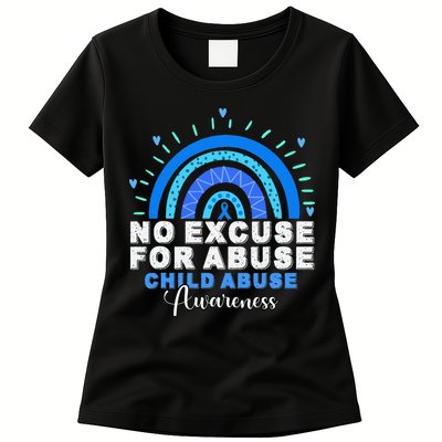 April Is National Child Abuse Prevention Month Womens T-Shirt