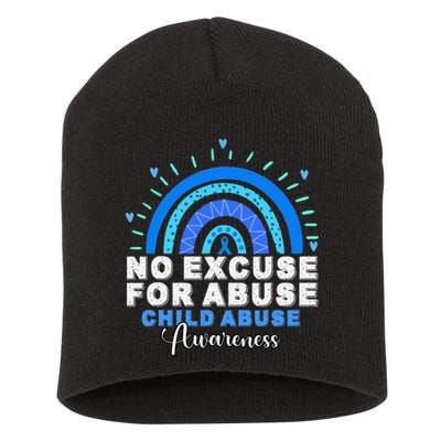 April Is National Child Abuse Prevention Month Short Acrylic Beanie