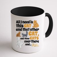 All I Need Is This Cat, And That Other Cat And Those Cats Mug