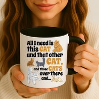 All I Need Is This Cat, And That Other Cat And Those Cats Mug