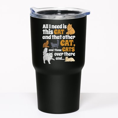 All I Need Is This Cat, And That Other Cat And Those Cats Tumbler