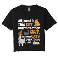 All I Need Is This Cat, And That Other Cat And Those Cats Crop Top