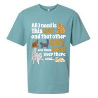 All I Need Is This Cat, And That Other Cat And Those Cats Sueded Cloud Jersey T-Shirt