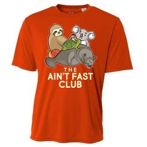 Ain't Fast Club Funny Animal Cooling Performance Crew T-Shirt