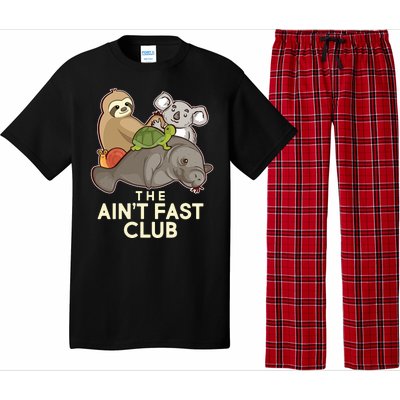 Ain't Fast Club Funny Animal Pajama Set