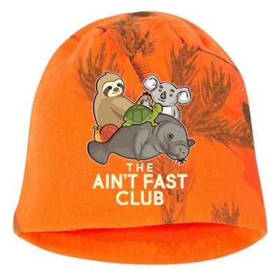 Ain't Fast Club Funny Animal Kati - Camo Knit Beanie