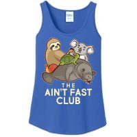 Ain't Fast Club Funny Animal Ladies Essential Tank