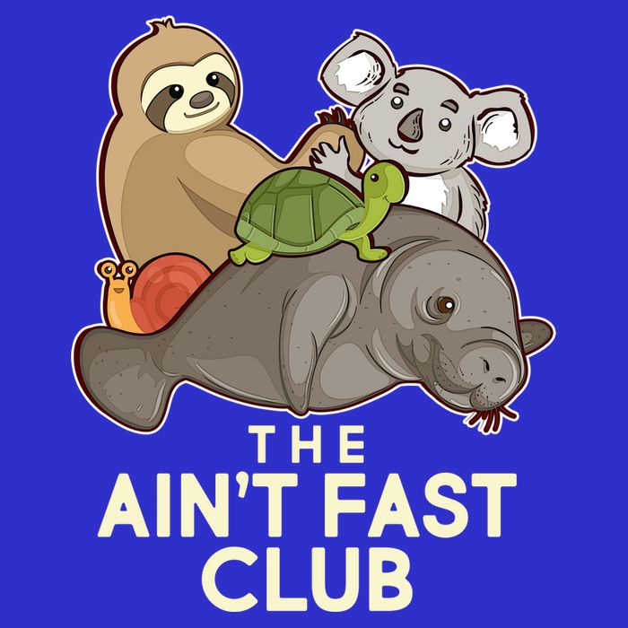 Ain't Fast Club Funny Animal Polo