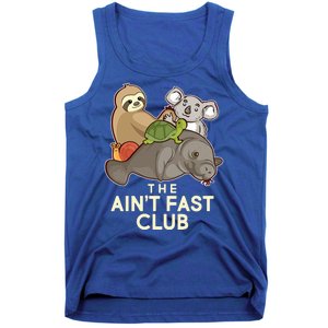 Ain't Fast Club Funny Animal Tank Top