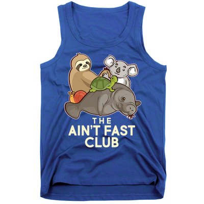 Ain't Fast Club Funny Animal Tank Top