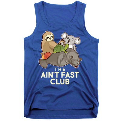 Ain't Fast Club Funny Animal Tank Top