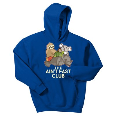 Ain't Fast Club Funny Animal Kids Hoodie