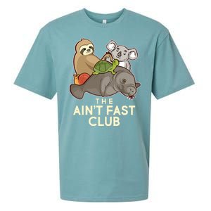 Ain't Fast Club Funny Animal Sueded Cloud Jersey T-Shirt