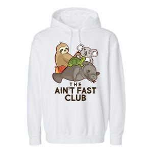 Ain't Fast Club Funny Animal Garment-Dyed Fleece Hoodie