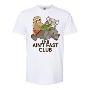 Ain't Fast Club Funny Animal Softstyle CVC T-Shirt