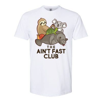 Ain't Fast Club Funny Animal Softstyle® CVC T-Shirt