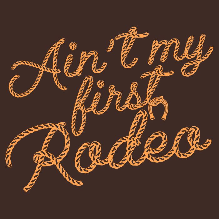 Ain't My First Rodeo Short Acrylic Beanie