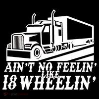 Ain't No Feelin' Like 18 Wheelin' Button