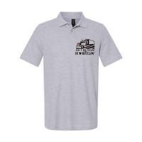 Ain't No Feelin' Like 18 Wheelin' Softstyle Adult Sport Polo